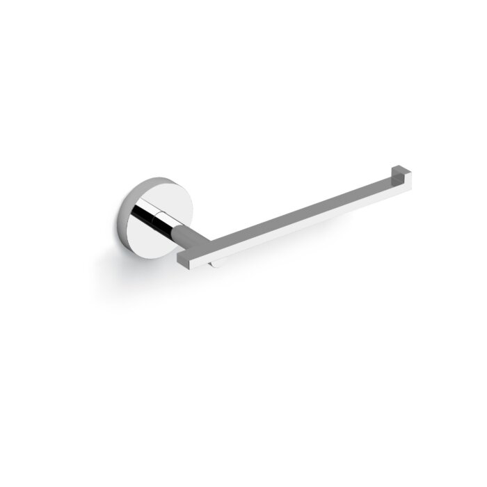 Clou - Flat Toiletrolhouder Zonder Klep, Chroom