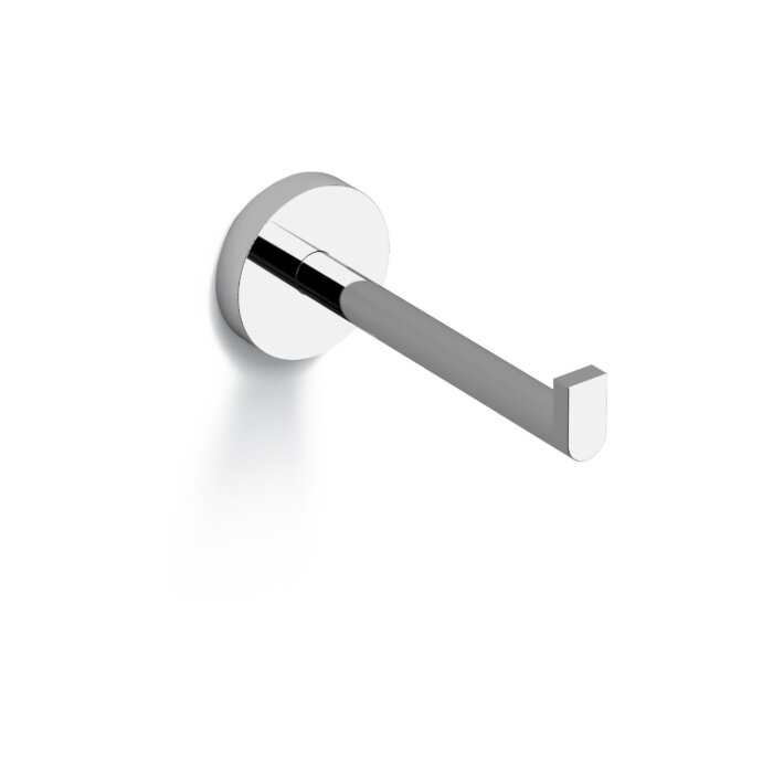 Clou - Flat Toiletrolhouder, Recht, Zonder Klep, Chroom