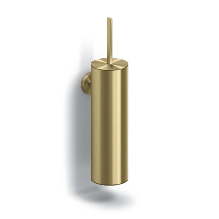 Clou - Flat Toiletborstelgarnituur Wandmodel, Goud Geborsteld Pvd