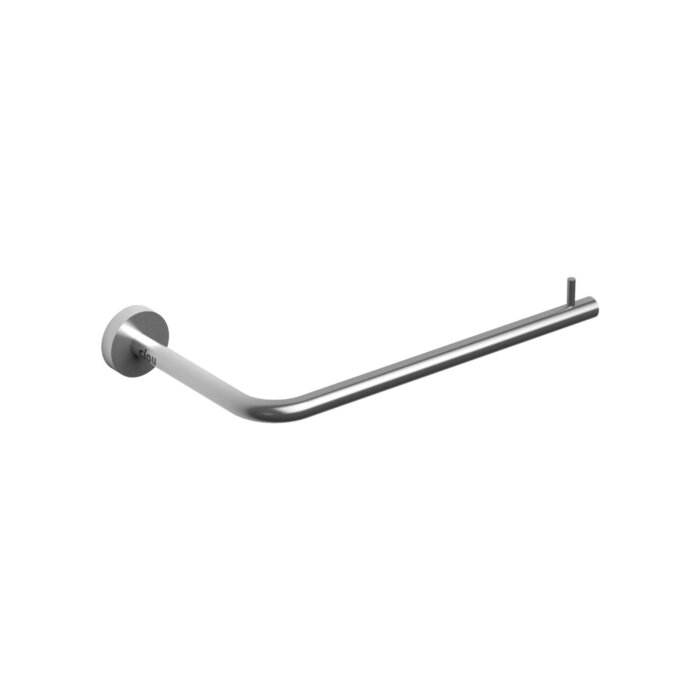 Clou - Slim Toiletrolhouder Zonder Klep, Rvs Geborsteld