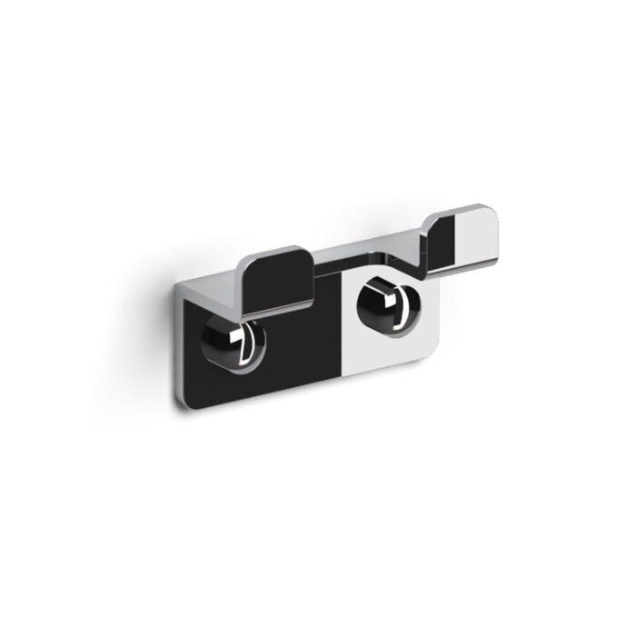 Clou - Fold Dubbele Kledinghaak, Chroom
