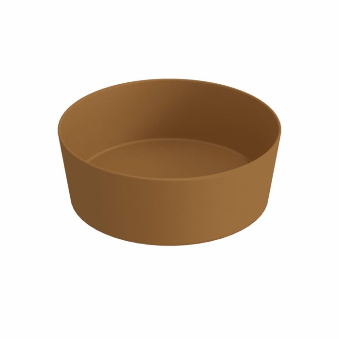 Blinq Couleur opzetwastafel conisch 44cm - tabak
