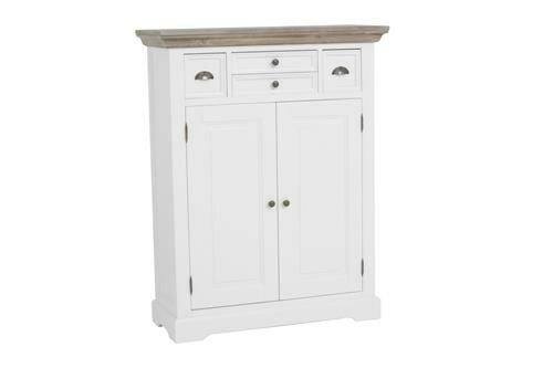 Fleur Meidenkast | Wit | 100x40x128 - TWR-DD0018C