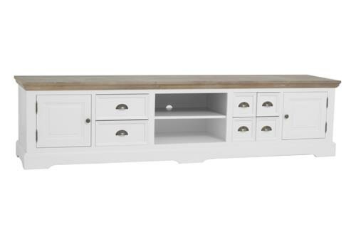 Fleur TV Meubel | Wit | 220x50x54 - TWR-DD0022C