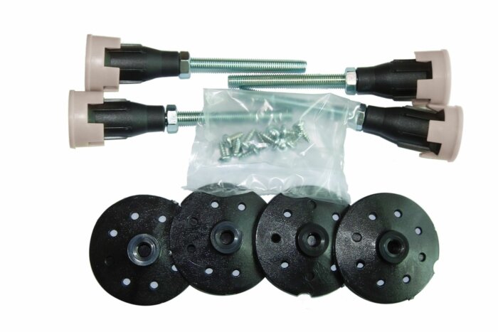 Xenz set douchebakpoten verstelbaar (8-15cm)