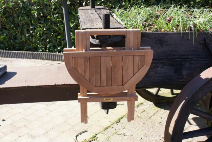 Balkony tuinset | Rond klaptafeltje met 2 Windsor Tuinstoelen - ST016-ST036