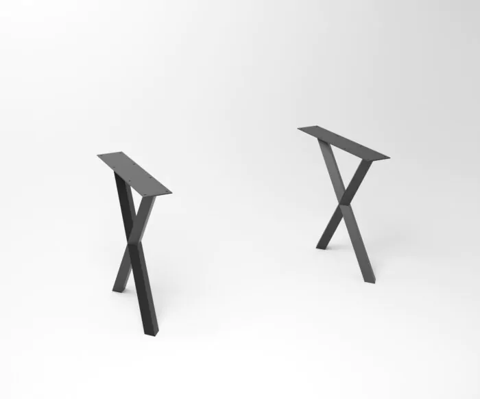 Notenhouten eettafel Duncan | 2-Fantasy X Frame