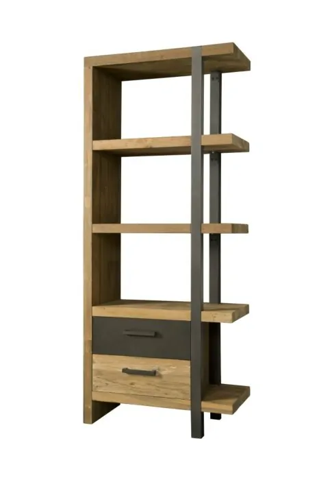 Lucca Boekenkast 77.5x40x190 | Rechts - TWR-FI0013R