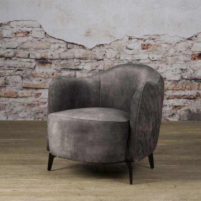 Elegante Bondo Coffeechair in Grijs