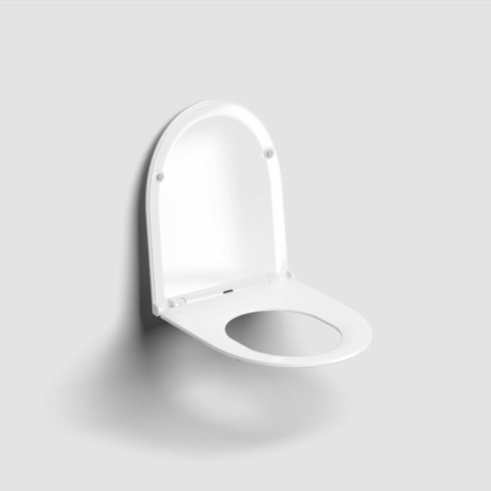 Clou - Inbe Toiletzitting Met Deksel Voor Inbe 1 Toilet, Soft-closing En Quick Release Systeem, Glanzend Wit