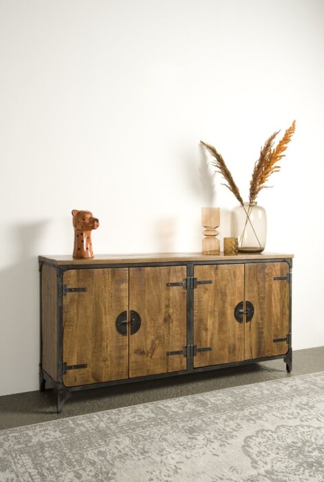Basto Dressoir Bruin | 4 deurs | 180x40x89 - TWR-IF1033B