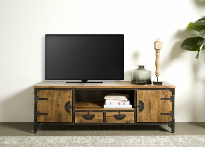 Basto Tv Meubel | 2 Deurs | 2 Laden | 180x40x60 - TWR-IF1083B