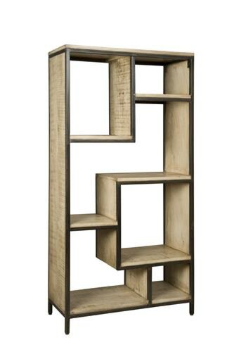 W/N & Iron Boekenkast | 90x40x180 - TWR-IF0627