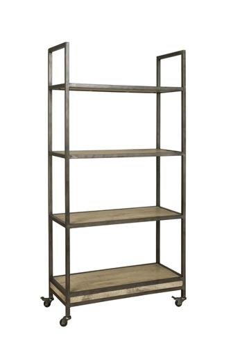 W/N & Iron Boekenkast | 91x40x182 - TWR-IF0879