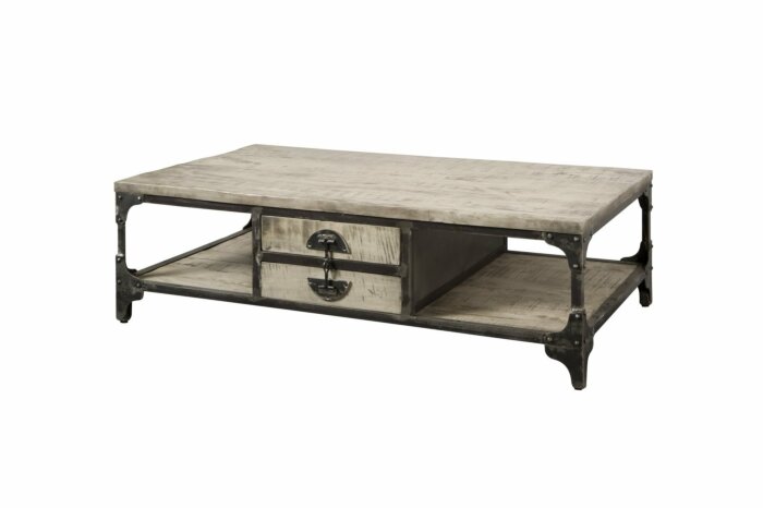Basto Salontafel Grijs | 4 laden | 135x75x45 - TWR-IF1084