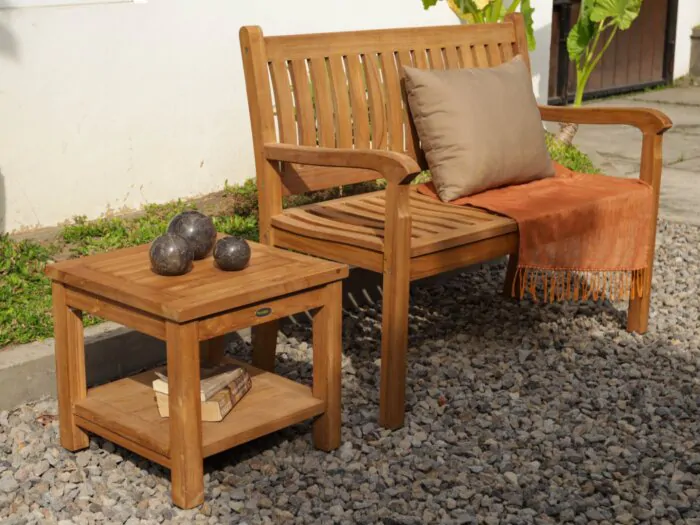 Twee Persoons 120 cm Teakhouten Tuinbank | Beaufort