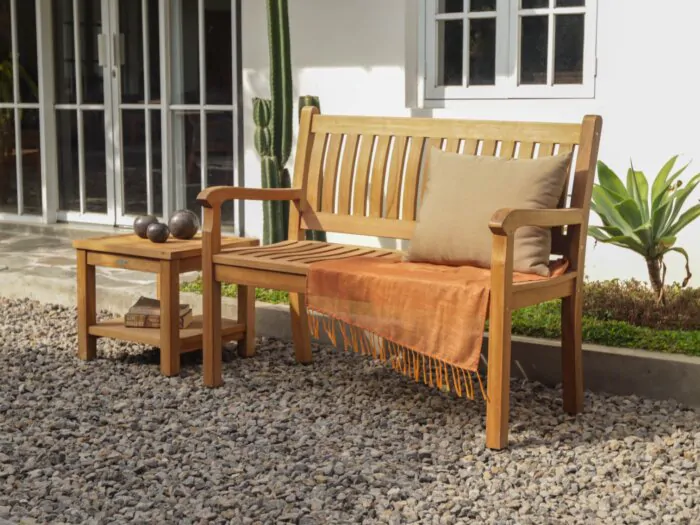 Twee Persoons 120 cm Teakhouten Tuinbank | Beaufort