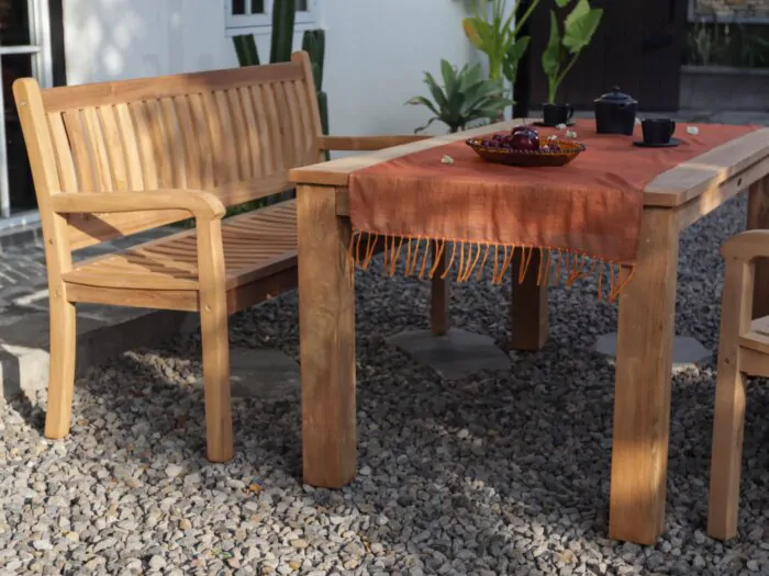 Beaufort Teakhouten Tuinbank – 3-zits – Plantation Teak – 150×50×92 cm