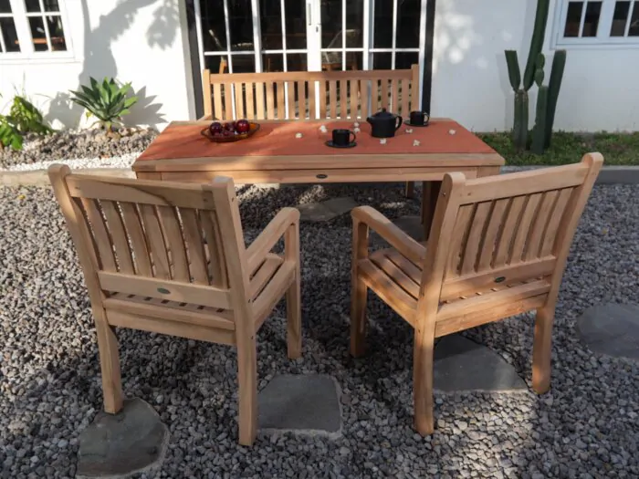 Beaufort Teakhouten Tuinbank – 3-zits – Plantation Teak – 150×50×92 cm