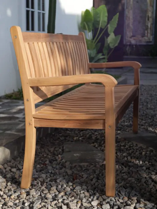 Beaufort Teakhouten Tuinbank – 3-zits – Plantation Teak – 150×50×92 cm