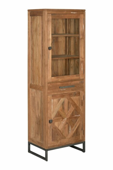 Mascio Cabinet 2 deurs - 1 lade | 65x40x195 - TWR-KL0224