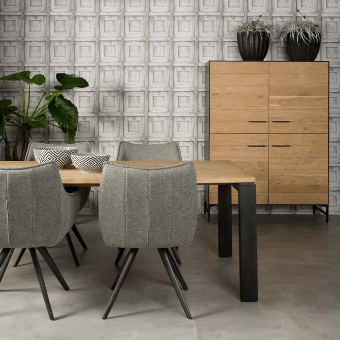Lido Bijzettafel | 60 x 60 x 55 (h) cm | Mat Gelakt