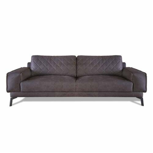 Manhattan is een strakke, elegante bank met een Scandinavisch design. Door de combinatie met de industriële poot van massief metaal is Manhatten de trend van dit moment!   