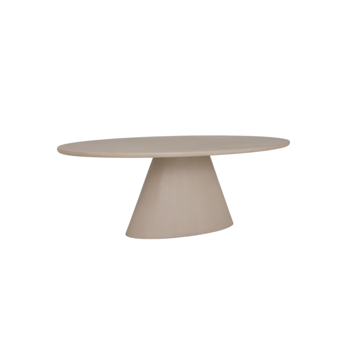 Teakea Mello ovale teakhouten eetkamertafel 240 cm, duurzaam en stijlvol buitenmeubel