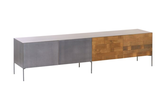 Pandora TV meubel 2 deuren + klep | 220x45x55 - TWR-MX0014