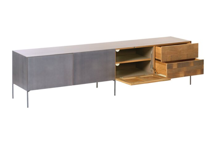 Pandora TV meubel 2 deuren + klep | 220x45x55 - TWR-MX0014