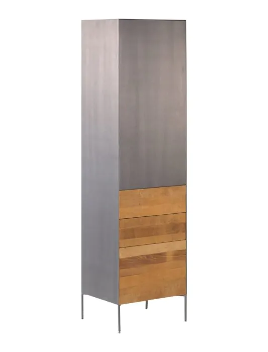 Pandora Cabinet 55x45x184 | 1 deur rechts + 3 laden - TWR-MX0016