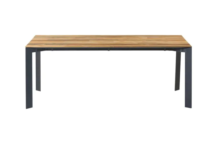 Pandora Eettafel | Teak met Staal | Meerdere Afmetingen - TWR-MX0021-0023