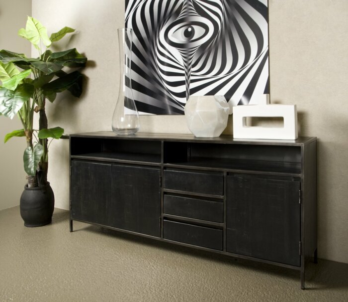 Paterno Dressoir | 3 Deuren | 3 Laden | 200x40x85 - TWR-NA0100