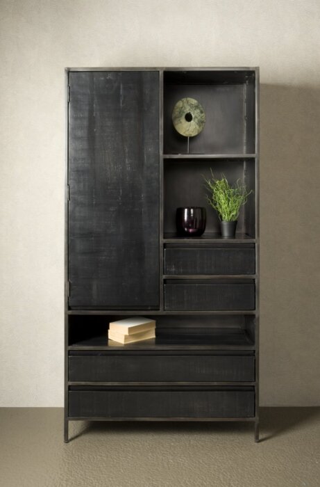 Paterno Kabinet | 1 Deur | 4 Laden | 100x40x190 - TWR-NA0104