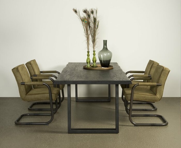 Ultimo Live-edge Boomstam tafel  met U-poten