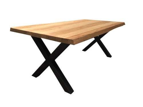 Xara Live-edge dining table 220x100 - top 5 - Naturel - TWR-NA0313-N