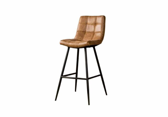 Navarra barstool | 55x41x105 | Cognac - TWR-Navarra-bs-NC0119