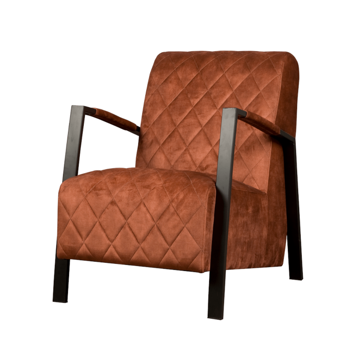 Villa Fauteuil copper bruin