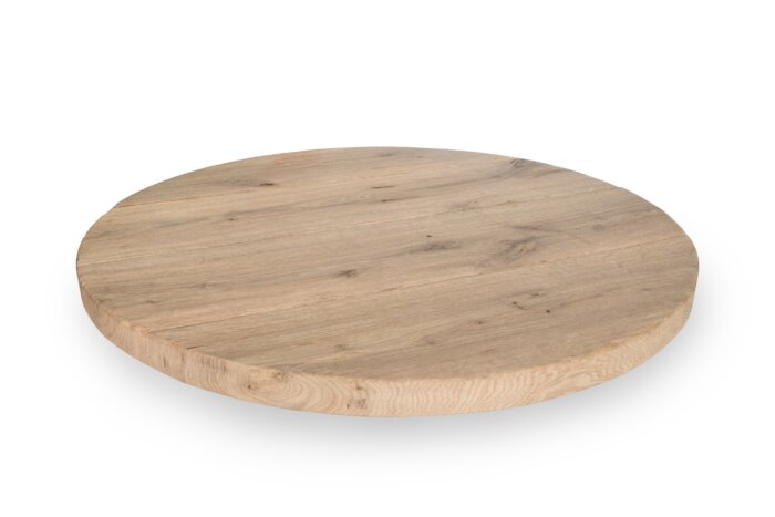 Ronde Eiken Tafelblad | 4 dik | 80 diameter - pd_rond_old_style_80cm
