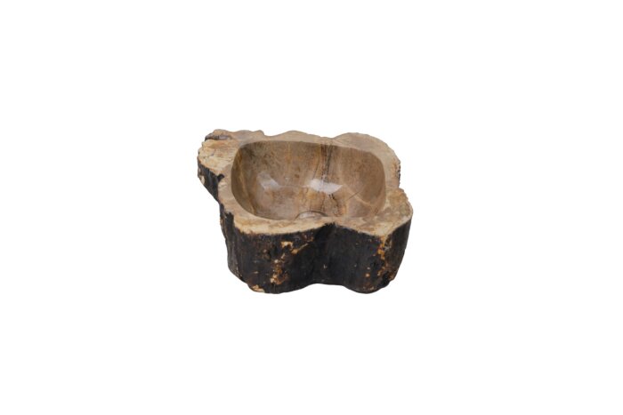 De versteende houten waskom van Teakea brengt natuurlijke elegantie naar je badkamer. Afmetingen: 45x36x14 cm