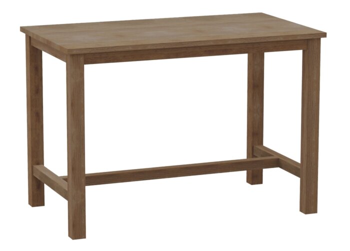 Genua | Teak Bartafel | 160x90x110 | Black Wash - TWR-PF0079