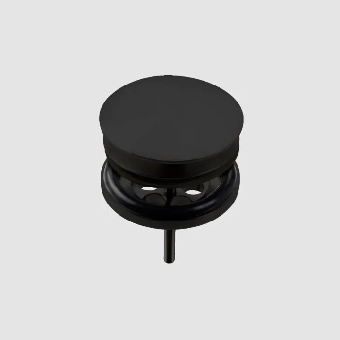 Clou - Wash Me/pollux Wastafel Afvoerplug Met Afdekkap, Mat Zwart