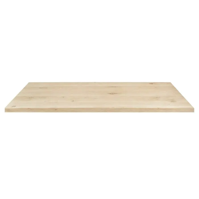 Eiken wastafelblad | 5 dik | 140x50 | Smoke 5% - main image
