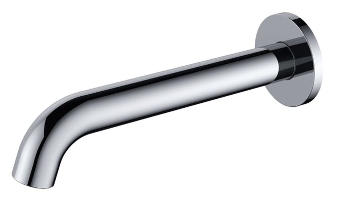 Regn losse wand uitloop 18cm chroom