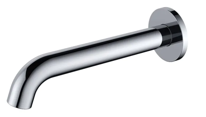 Regn losse wand uitloop 18cm chroom