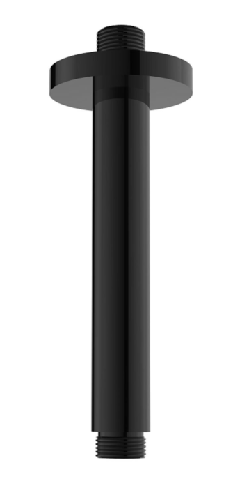 Regn plafondarm inkortbaar 7,5-16cm gun metal black PVD