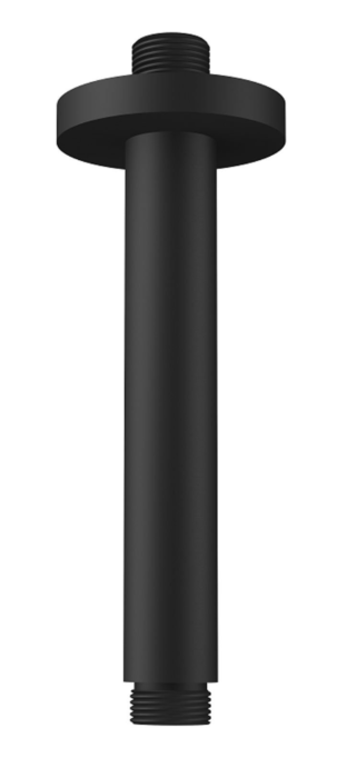 Regn plafondarm inkortbaar 7,5-16cm mat zwart