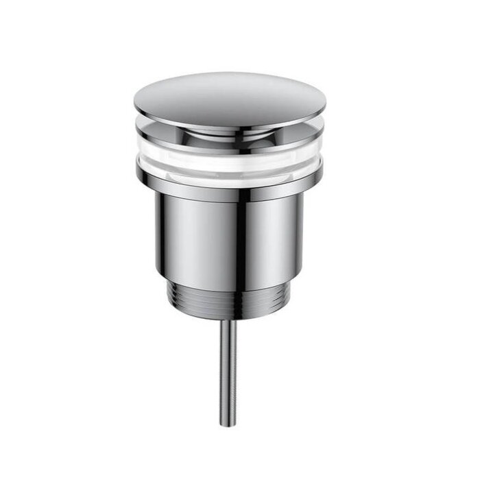 Regn pop-up wastafelafvoerplug - chroom