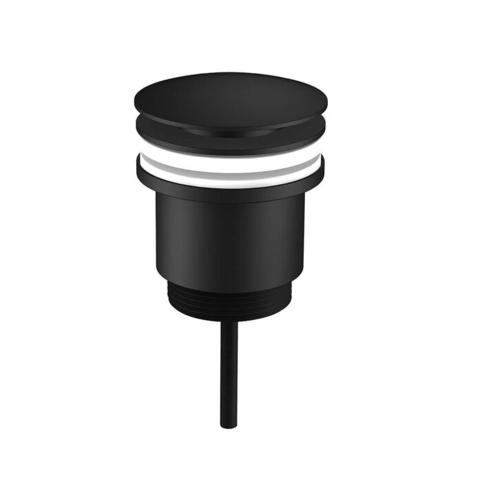 Regn pop-up wastafelafvoerplug - mat zwart