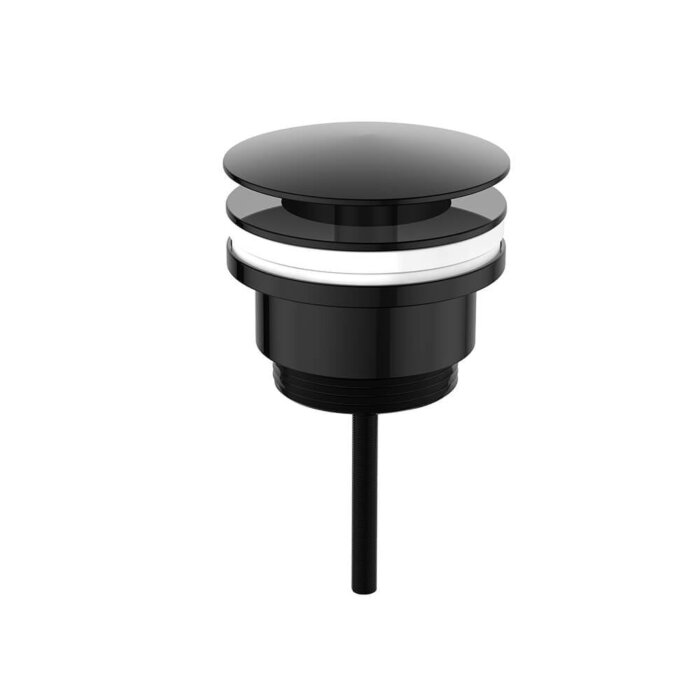 Regn vaste wastafelafvoerplug - gunmetal black PVD